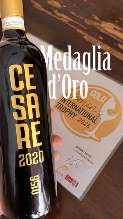 Médaille d’Or pour le Cesare 2020