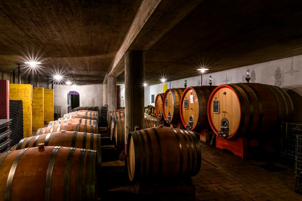Cantina Anzivino Gattinara, botti invecchiamento vino Nebbiolo